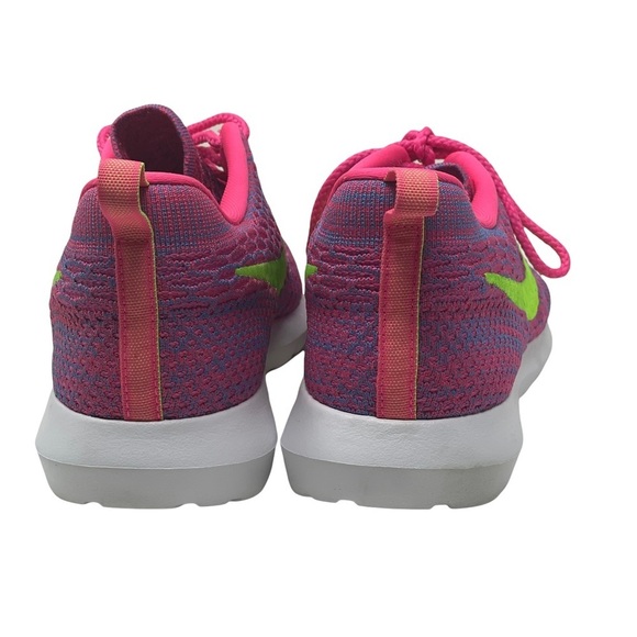 Nike Roshe Flyknit 'Pink Flash' Sneakers Womens 11 - Picture 4 of 10